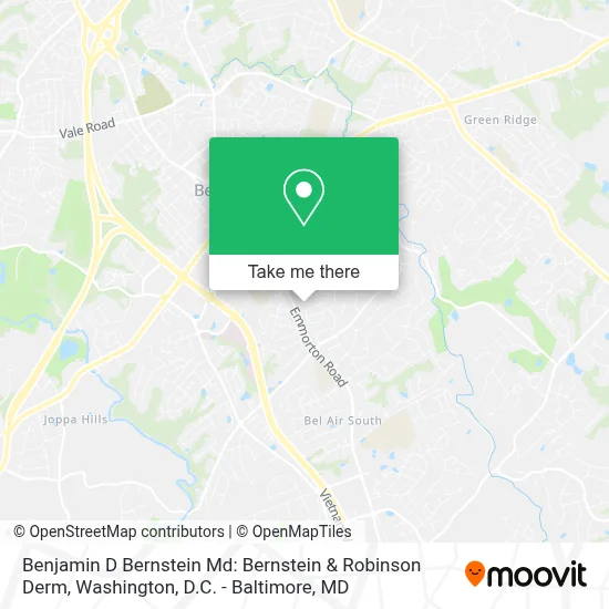 Benjamin D Bernstein Md: Bernstein & Robinson Derm map