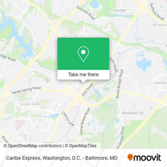 Caribe Express map