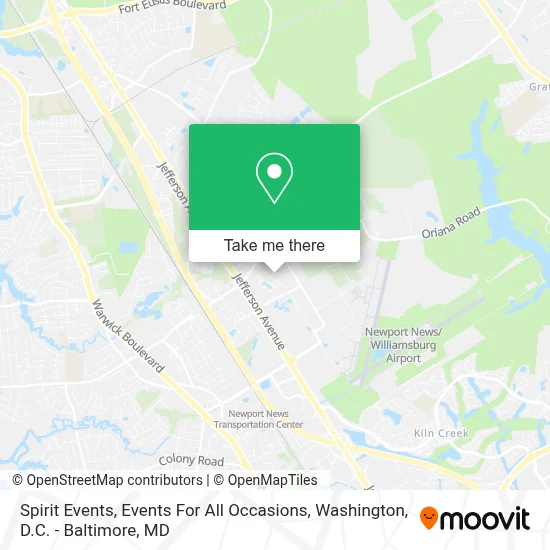 Spirit Events, Events For All Occasions map