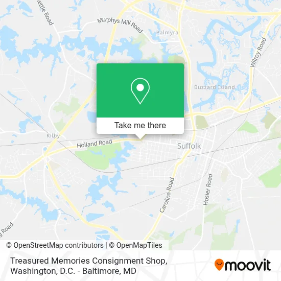 Treasured Memories Consignment Shop map