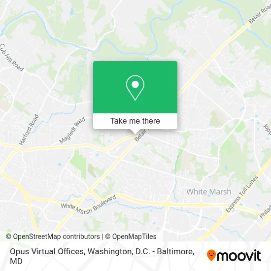 Opus Virtual Offices map