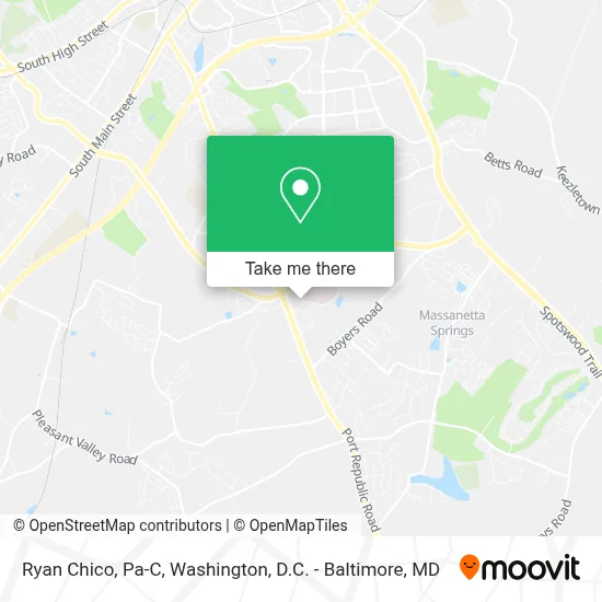 Ryan Chico, Pa-C map