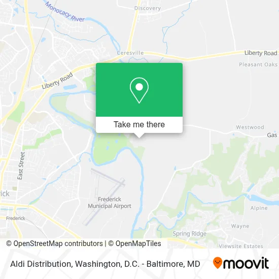 Aldi Distribution map