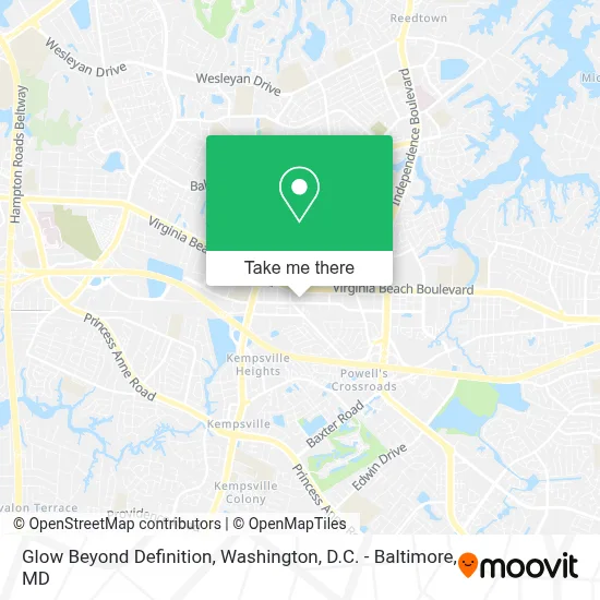 Glow Beyond Definition map