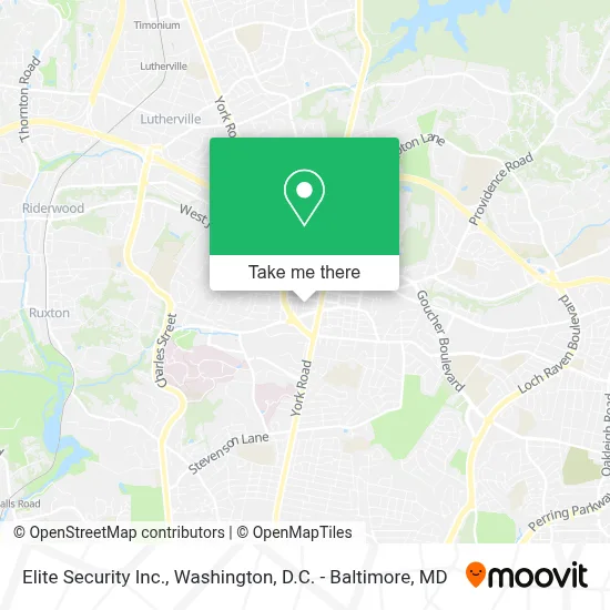 Elite Security Inc. map