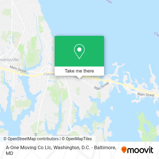A-One Moving Co Llc map