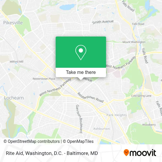 Rite Aid map