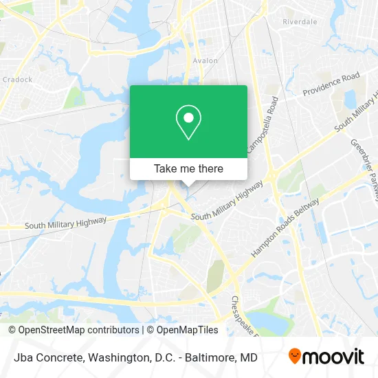Jba Concrete map