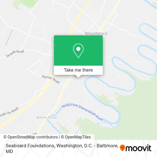 Seaboard Foundations map