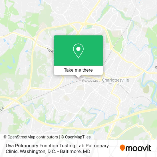 Uva Pulmonary Function Testing Lab Pulmonary Clinic map