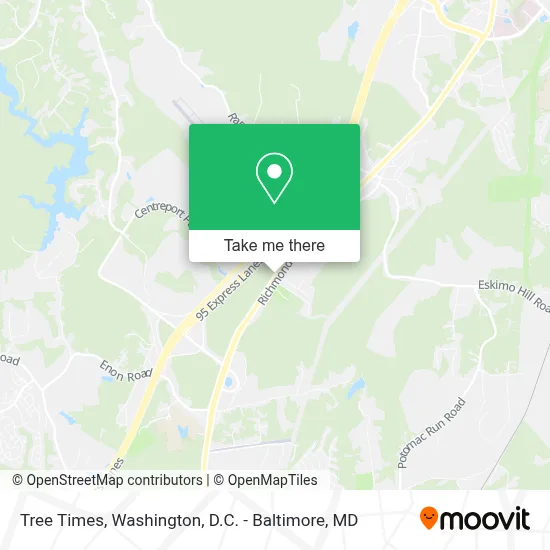 Tree Times map