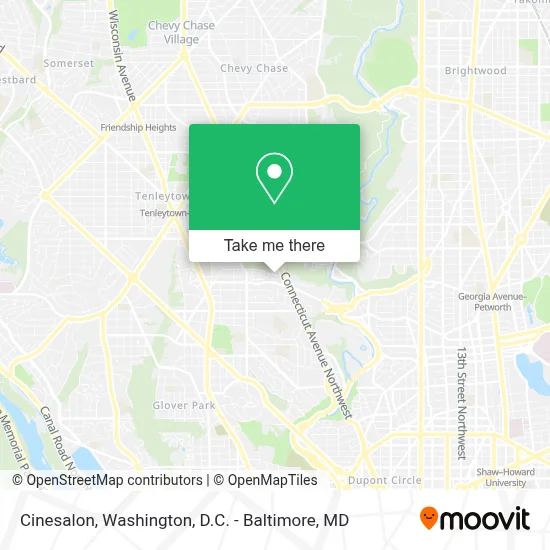 Cinesalon map