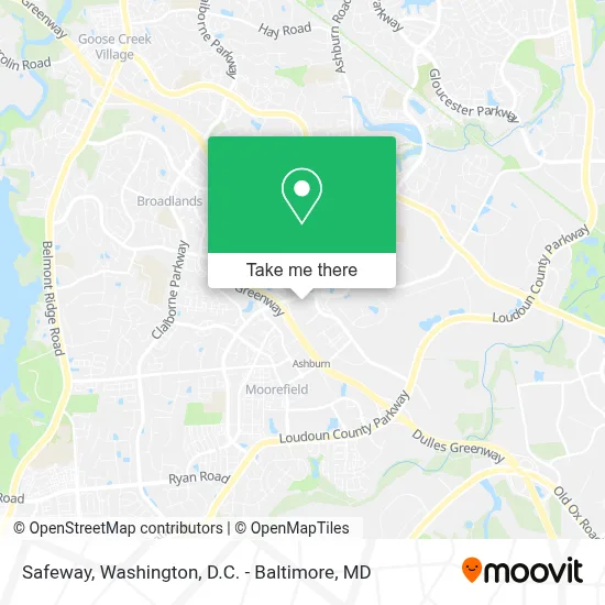 Safeway map