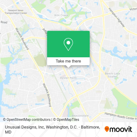 Unusual Designs, Inc map