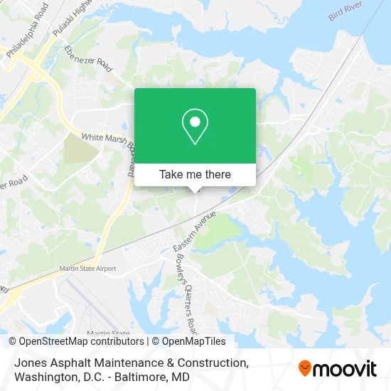 Jones Asphalt Maintenance & Construction map