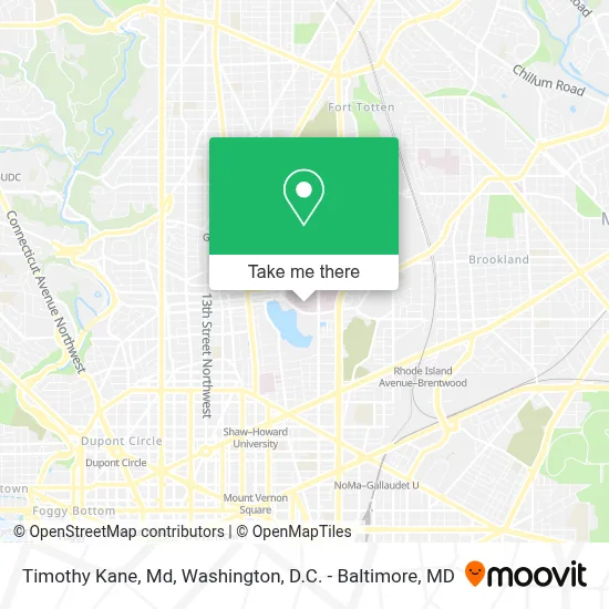 Timothy Kane, Md map