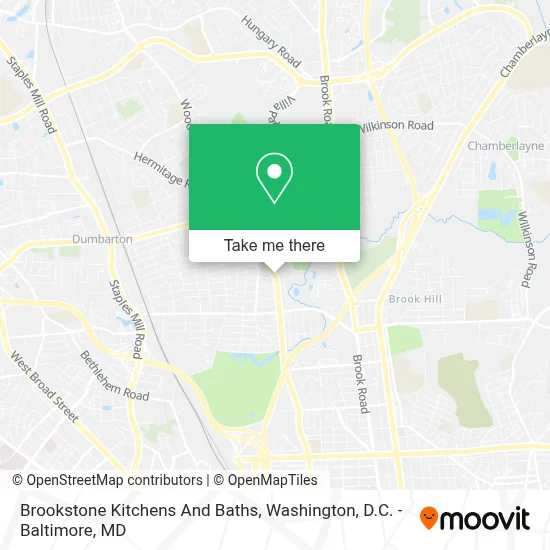 Brookstone Kitchens And Baths map