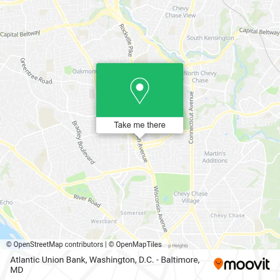 Atlantic Union Bank map