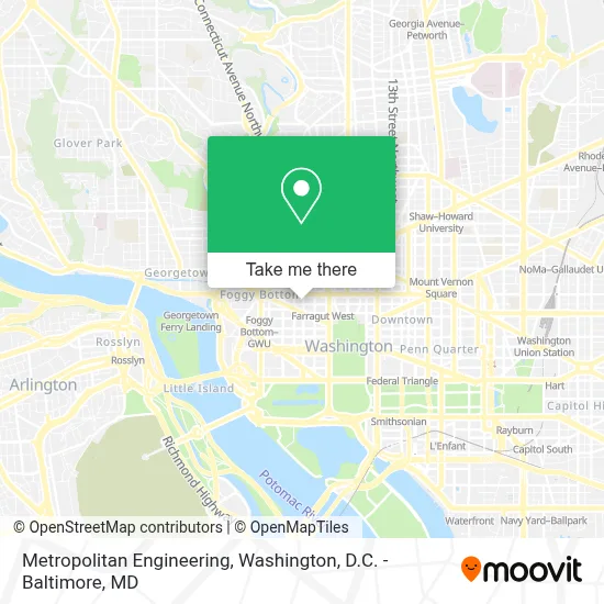Metropolitan Engineering map