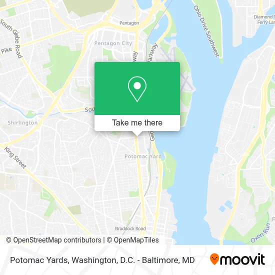 Potomac Yards map