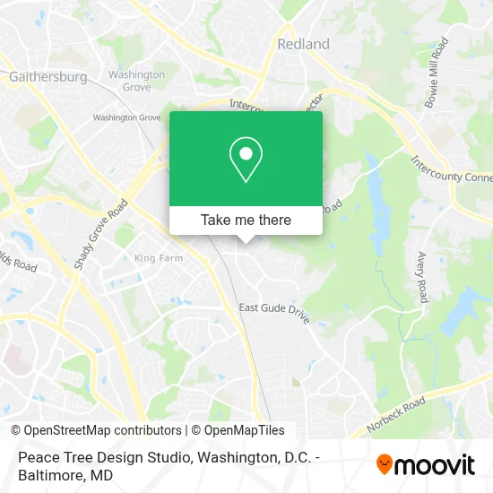 Peace Tree Design Studio map