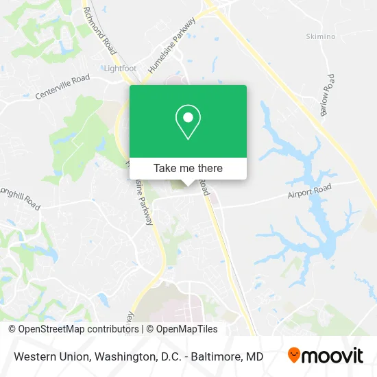 Western Union map