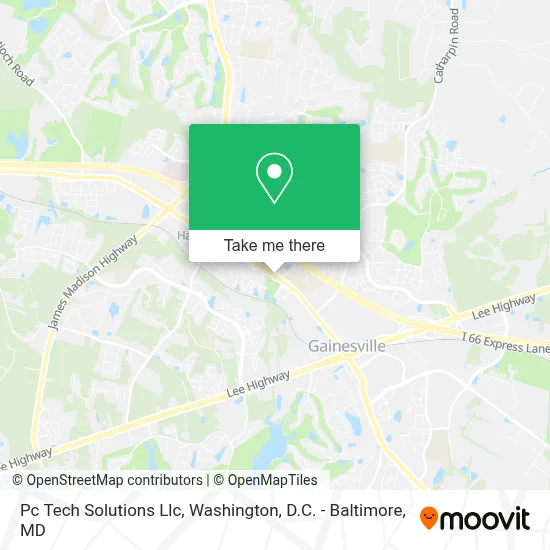 Pc Tech Solutions Llc map