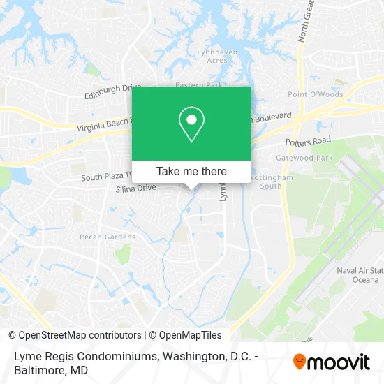 Lyme Regis Condominiums map