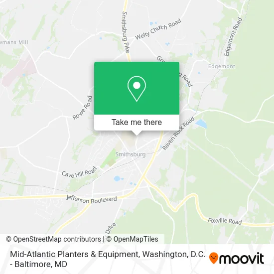 Mid-Atlantic Planters & Equipment map