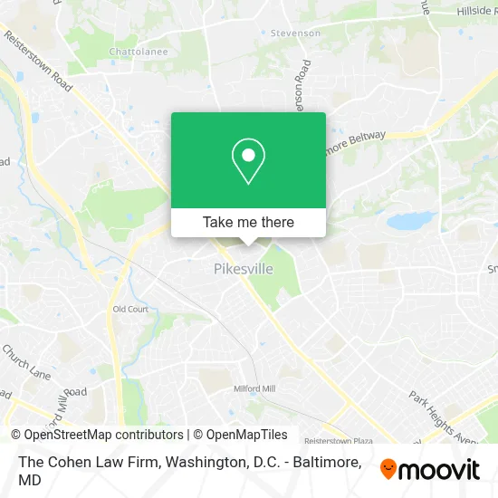 The Cohen Law Firm map