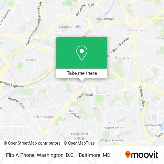 Flip-A-Phone map