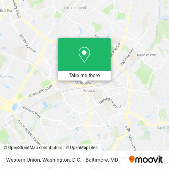 Western Union map