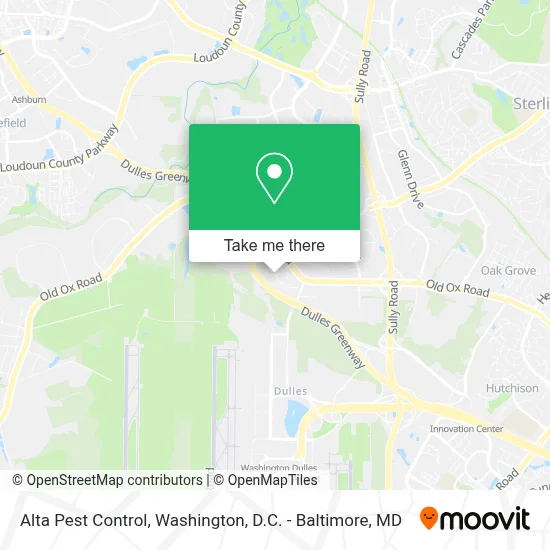 Alta Pest Control map