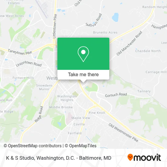 K & S Studio map