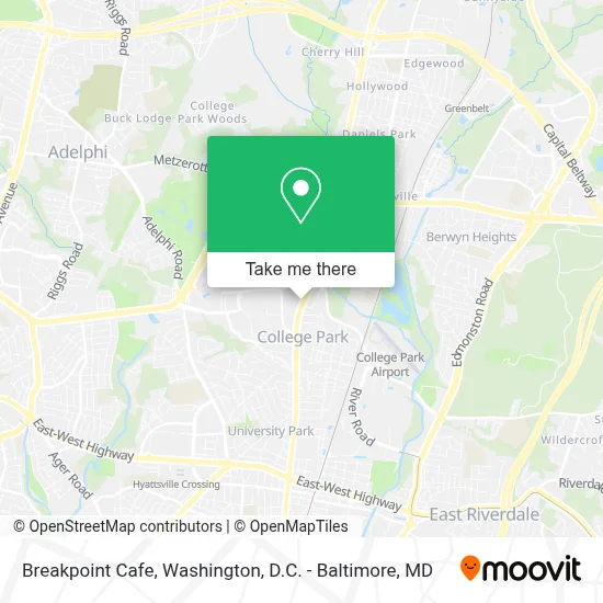 Breakpoint Cafe map