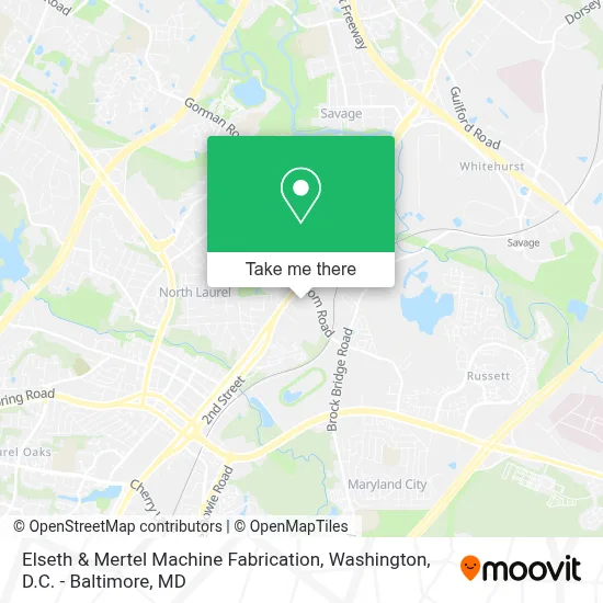 Elseth & Mertel Machine Fabrication map