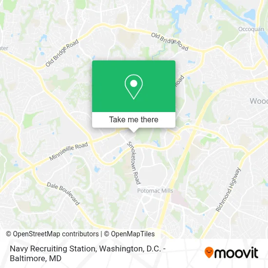 Navy Recruiting Station map