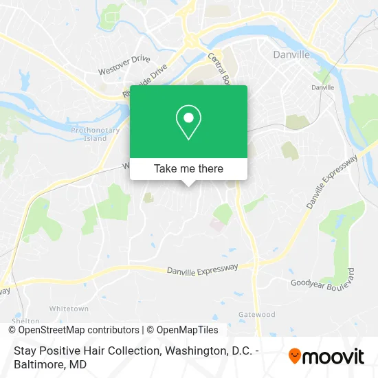 Stay Positive Hair Collection map