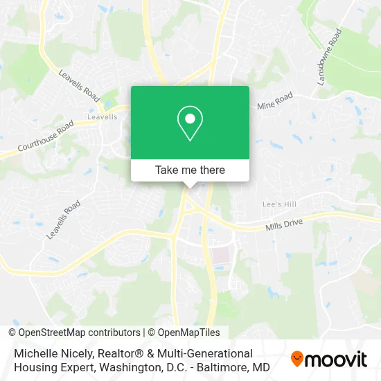 Michelle Nicely, Realtor® & Multi-Generational Housing Expert map