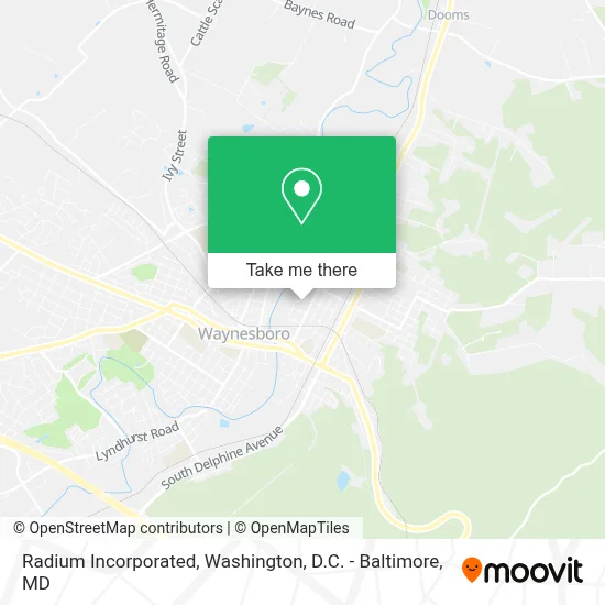 Radium Incorporated map