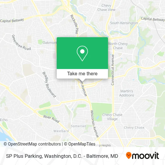 SP Plus Parking map