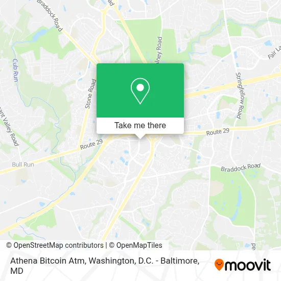 Athena Bitcoin Atm map