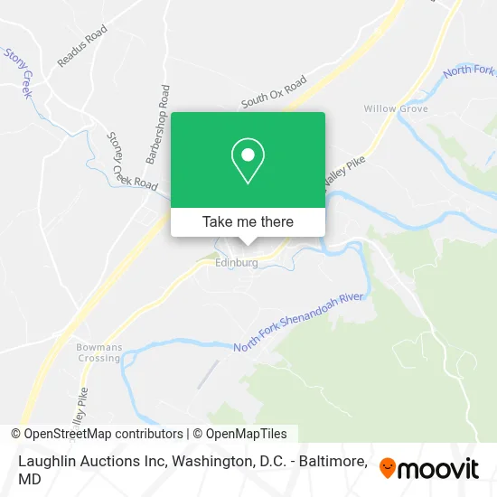 Laughlin Auctions Inc map