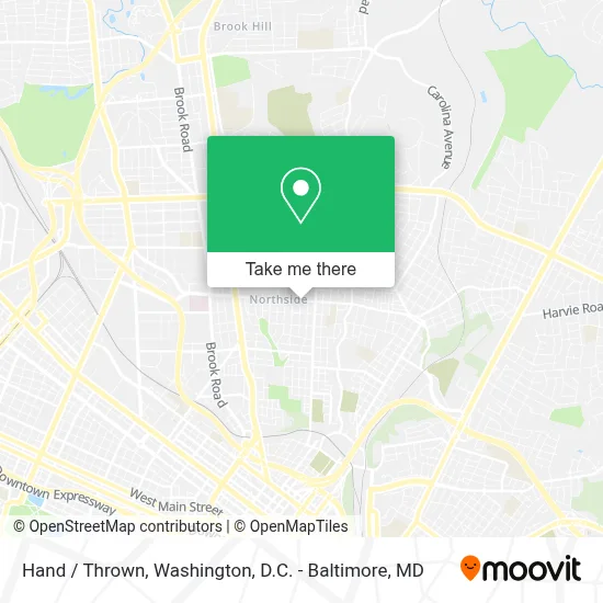 Hand / Thrown map
