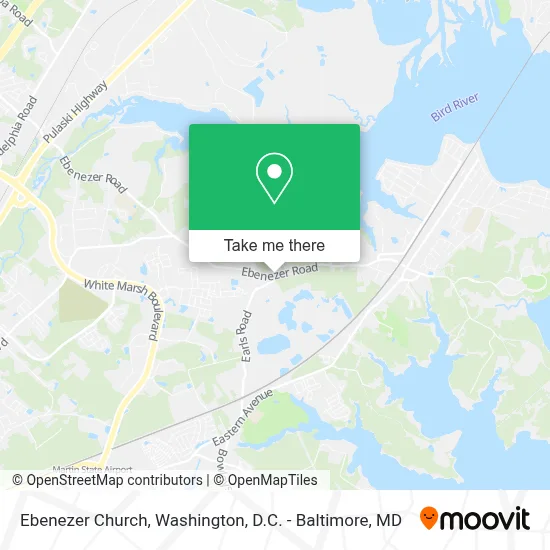Ebenezer Church map