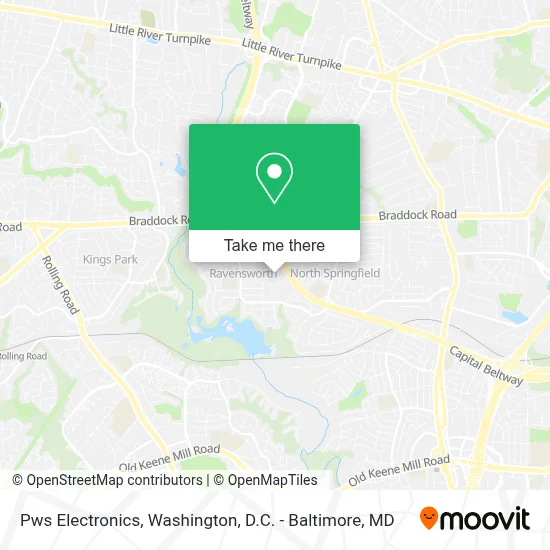 Pws Electronics map