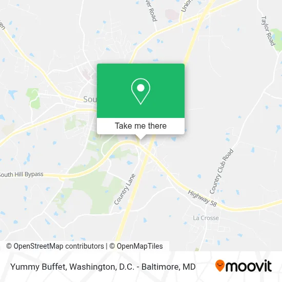 Yummy Buffet map