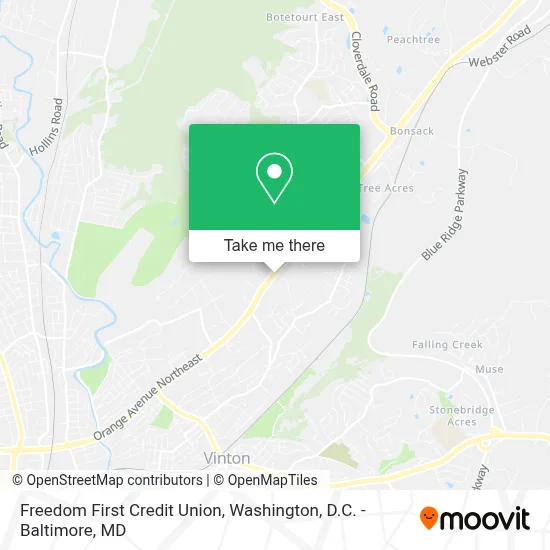 Freedom First Credit Union map