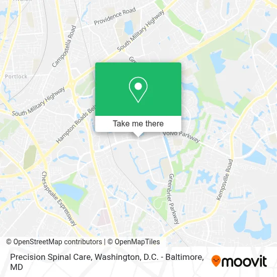 Precision Spinal Care map
