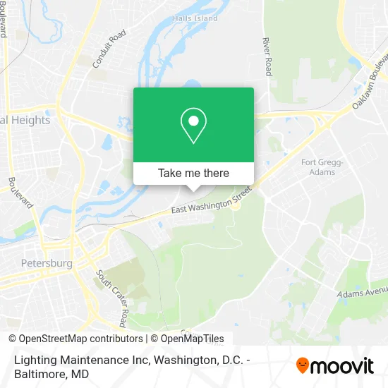 Lighting Maintenance Inc map